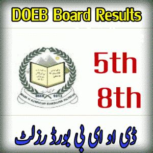 DOEB Baltistan 8th Class Result 2021.